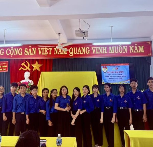 Đại hội Đoàn trường Phổ thông Dân tộc nội trú nhiệm kỳ 2025–2026 thành công tốt đẹp