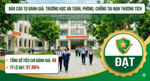 Tiêu chí trường học an toàn, phòng, chống tai nạn thương tích, năm học 2025-2026