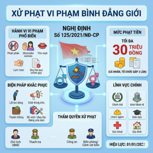 Nghị định quy định xử phạt vi phạm hành chính trong lĩnh vực bình đẳng giới